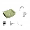 Ver imagem 2 de Kit Cuba Rt41 com Torneira 1198 Metal e Válvula Click 1 Polegada B e Sifão Pvc e Flexível Compace