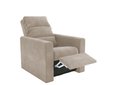 Ver imagem 3 de Poltrona Reclinável Mx14 Turin Veludo Cappuccino E434 - Matrix