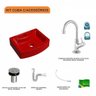 Kit Cuba Rt41 com Torneira 1198 Metal e Válvula Click 1 Polegada B e Sifão Pvc e Flexível Compace - 3