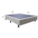 Ver imagem 2 de Base Cama Box Casal Suede Bege
