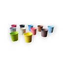 Ver imagem 2 de Mini Vaso Flor Coloridos 11 Und. Jardim Decoração Vasinhos Plantas Suculentas