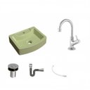 Ver imagem 2 de Kit Cuba Rt41 com Torneira 1198 Metal e Válvula Click 1 Polegada B e Sifão Cromado e Flexível Compac