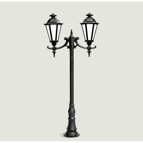 Poste para Jardim Aluminium Preto 2,30m 19000/2 Incolustre