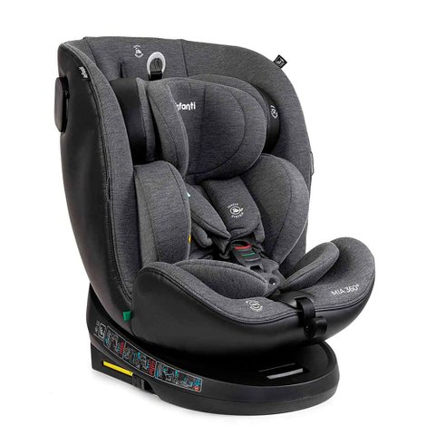 Cadeira para Auto Mia 360° com 5 Posições - Preto Abra Cadabra