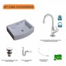 Kit Cuba Rt41 com Torneira 1198 Metal e Válvula Click 1 Polegada G e Sifão Pvc e Flexível Compace - 3