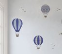 Ver imagem 4 de Papel de parede infantil para balão azul quarto de bebê M² PP20A