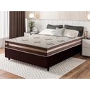 Ver imagem 1 de Conjunto Cama Box Espuma Espuma Chicago Marrom Casal 138x188x57