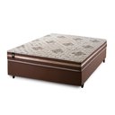 Ver imagem 4 de Conjunto Cama Box Espuma Espuma Chicago Marrom Casal 138x188x57