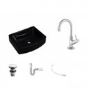 Ver imagem 2 de Kit Cuba Rt41 com Torneira 1198 Metal e Válvula Click 1 Polegada e Meia e Sifão Pvc e Flexível Compa
