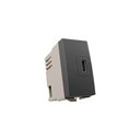 Ver imagem 1 de Módulo Tomada Carregador Usb-c Margirius Sleek Colors 2a 10w Grafite