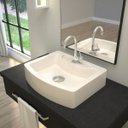 Ver imagem 1 de Kit Cuba Rt41 com Torneira 1198 Metal e Válvula Click 1 Polegada e Meia e Sifão Cromado e Flexível C