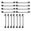 Ver imagem 1 de Barra Apoio 60cm Aço Inox Kit 15 Unidades Idoso Gestante Criança Acessibilidade Deficiente Segurança