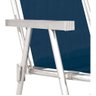 Kit 2 Cadeiras de Praia Alta Conforto Azul-marinho Mor 120kg - 5