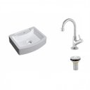 Ver imagem 2 de Kit Cuba Rt41 com Torneira 1198 Metal e Válvula 1 Polegada Compace