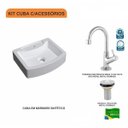 Ver imagem 3 de Kit Cuba Rt41 com Torneira 1198 Metal e Válvula 1 Polegada Compace