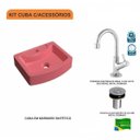 Ver imagem 3 de Kit Cuba Rt41 com Torneira 1198 Metal e Válvula Click 1 Polegada B Compace