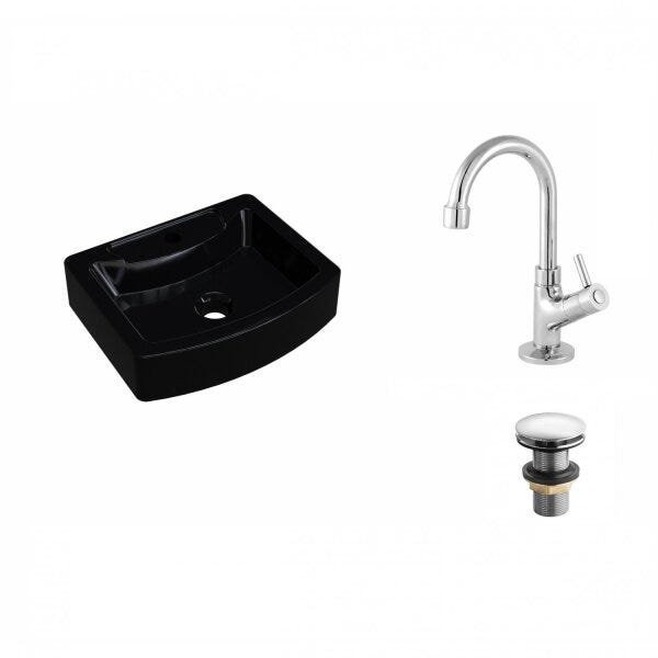 Kit Cuba RT41 com Torneira 1198 Metal e Válvula Click 1 Polegada G Compace - 2