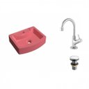 Ver imagem 2 de Kit Cuba Rt41 com Torneira 1198 Metal e Válvula Click 1 Polegada G Compace