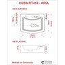Kit Cuba Rt41 com Torneira 1198 Metal e Válvula Click 1 Polegada G Compace - 6