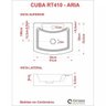 Kit Cuba Rt41 com Torneira 1198 Metal e Válvula Click 1 Polegada e Meia Compace - 6