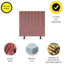Ver imagem 4 de Cabeceira Estofada Cama Box Solteiro 90 Cm Mavie Suede:rosê