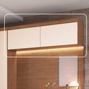 Ver imagem 2 de Armário Aéreo Modulado Casal 2 Portas Infinity Marrom/Cedro/Blush
