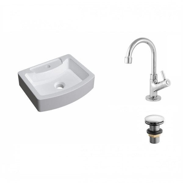 Kit Cuba RT41 com Torneira 1198 Metal e Válvula Click 1 Polegada e Meia Compace - 2