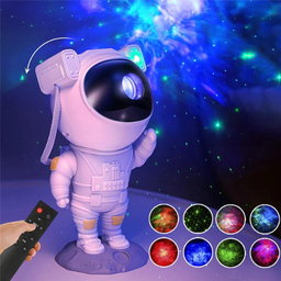 Luminária Projetor Estrelas Astronauta Tema Espaço Galaxy - 8