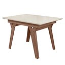 Ver imagem 1 de MESA DUBAI 1,10 X 0,84 - Amêndoa