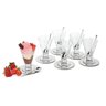 Kit para Servir Sorvete Sobremesas 6 Conjuntos Taça de Vidro Multiuso Milk Shake Doces Salada Fruta - 1
