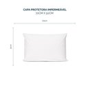 Ver imagem 4 de Kit Capas Protetora para Travesseiro Impermeável 50cm X 70cm - 2 Peças