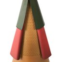 Ver imagem 6 de Anjo Rústico Com Harpa Feita a Mão Para Decoração Natalina Libertas Rosas Artesanato Anjo Natalino C