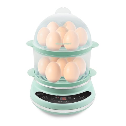 Elite Gourmet Egc314m Cozedor de Ovos Elétrico 14 Ovos Mint
