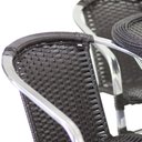 Ver imagem 3 de Kit 4 Cadeiras Floripa e Mesa Tampo Tramado Alumínio Piscina Jardim Área