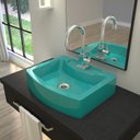 Ver imagem 1 de Kit Cuba Rt41 com Torneira Luxo 1195 Metal e Válvula Click 1 Polegada B e Sifão Pvc e Flexível Compa