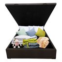Ver imagem 7 de Box Baú Casal Corino Linhão Marrom 1,38 X 1,88 So1clique