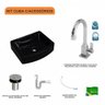 Kit Cuba Rt41 com Torneira Luxo 1195 Metal e Válvula Click 1 Polegada B e Sifão Pvc e Flexível Compa - 3
