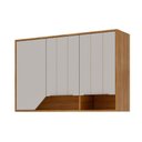Ver imagem 1 de Armário Aéreo P/ Cozinha Celeste C/ 2 Portas 120cm Cinamomo/off White - Mgm