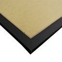 Ver imagem 2 de Moldura Para Quadro Decorativo 40X60cm - Várias Cores TaColado Moldura Preta 03 Unidades