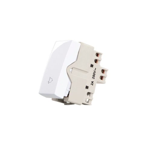 Módulo Interruptor Pulsador para Campainha Margirius Sleek 10a Branco