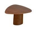 Ver imagem 1 de Mesa de Jantar Cone Orgânica Redonda 110x113 Cm Base e Tampo Pau Ferro Catedral