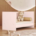 Ver imagem 7 de Berço Infantil Mini Cama Mdp Doce Mel Rosa