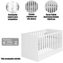 Ver imagem 4 de Berço Infantil Mini Cama Mdp Doce Mel Rosa