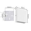 Ver imagem 2 de Arandela Slim 1 Foco Branca Interna / Externa Alumínio P/ G9 St2780