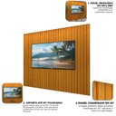 Ver imagem 6 de Painel Ripado para TV até 84 Polegadas 100% MDF 230CMX250CM Majestade