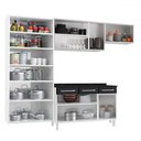 Ver imagem 3 de Cozinha Completa em Aço Topázio 14 Portas 3 Gavetas com Vidro Preto - Telasul