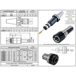 Pinça Porta Macho 06x04,9 com Controle de Torque - 4