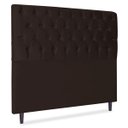 Ver imagem 6 de Cabeceira Estofada Recamier Baú para Cama Box 160cm Queen:Marrom