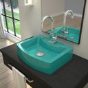 Ver imagem 1 de Kit Cuba Rt41 com Torneira Luxo 1195 Metal e Válvula Click 1 Polegada G e Sifão Cromado e Flexível C