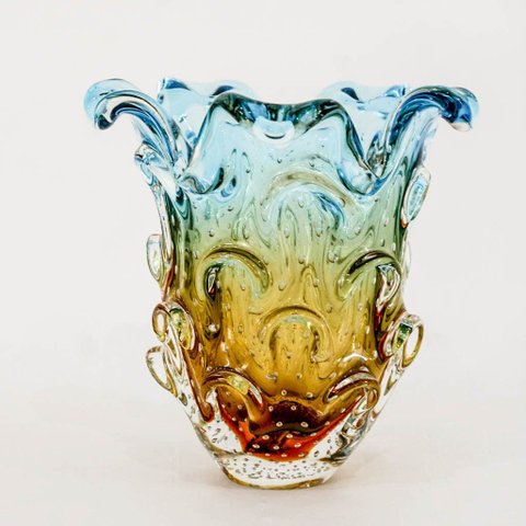 Vaso Mini Azul e Ambar